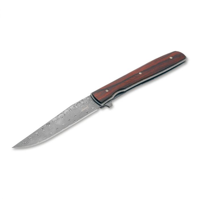 Складной нож Boker Urban Trapper cocobolo damascus, сталь дамаск, рукоять кокоболо