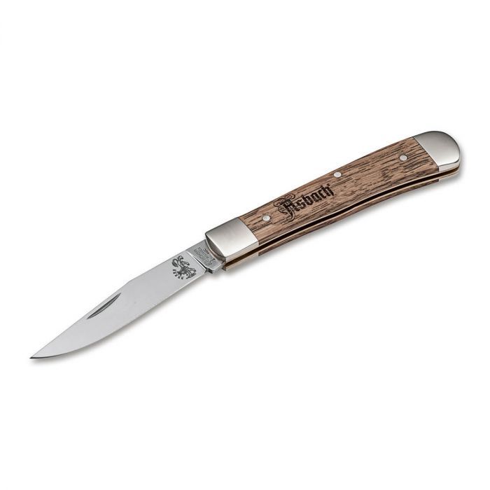 Складной нож Boker Trapper Asbach Uralt, сталь 440С, рукоять дуб