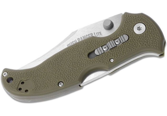 Складной нож Bush Ranger Lite - Cold Steel 21A, клинок из стали 8Cr13MoV, рукоять GFN (пластик) зеленая