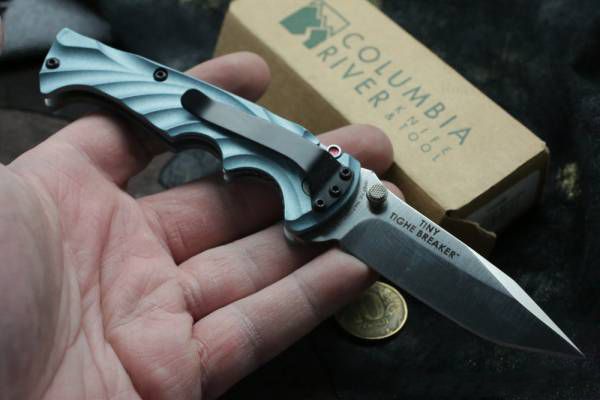 Полуавтоматический складной нож CRKT Tiny Tighe Breaker, сталь Aus 8, рукоять пластик