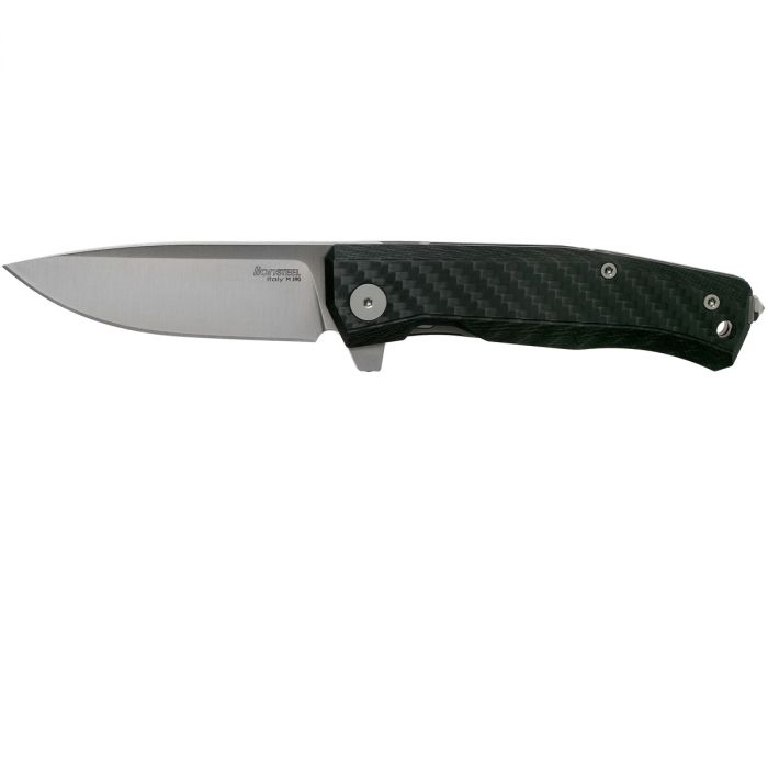 Складной нож LionSteel MT01 CF, сталь M390, рукоять Carbon fiber