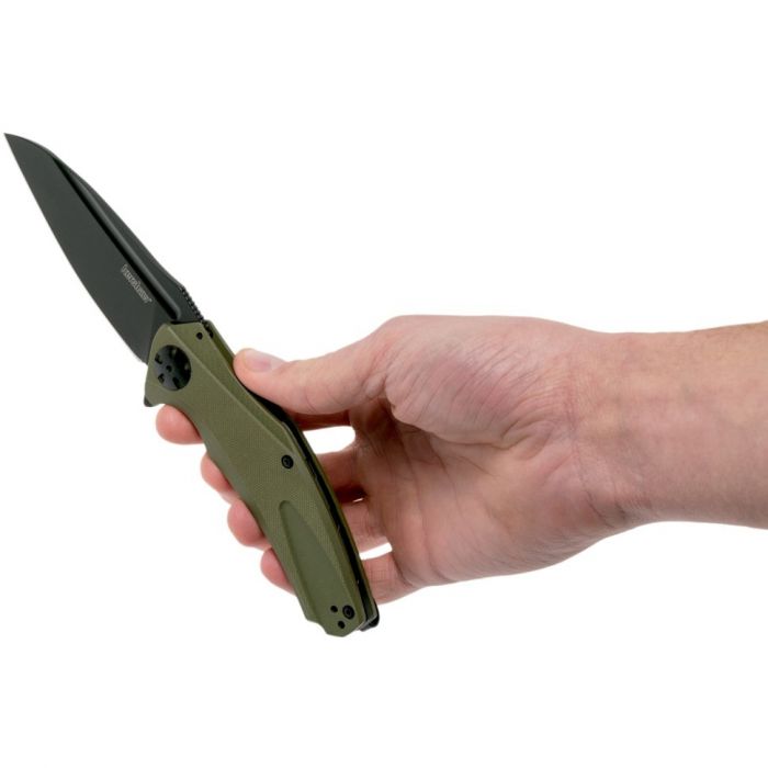 Складной нож Kershaw Natrix XL OD Green 7008OLBLK, сталь 8Cr13MoV, рукоять G-10