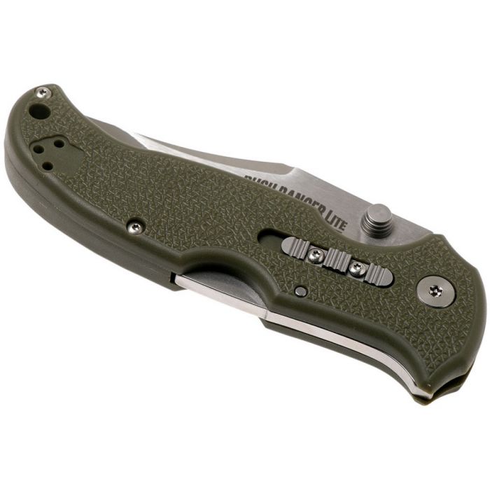 Складной нож Bush Ranger Lite - Cold Steel 21A, клинок из стали 8Cr13MoV, рукоять GFN (пластик) зеленая